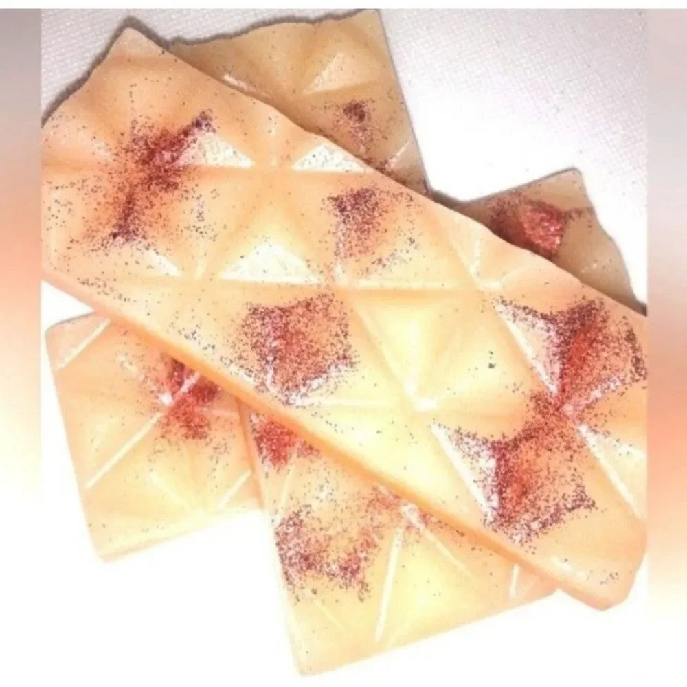 HAND Crafted Tropical Storm waxmelt glitter  bar 1pc